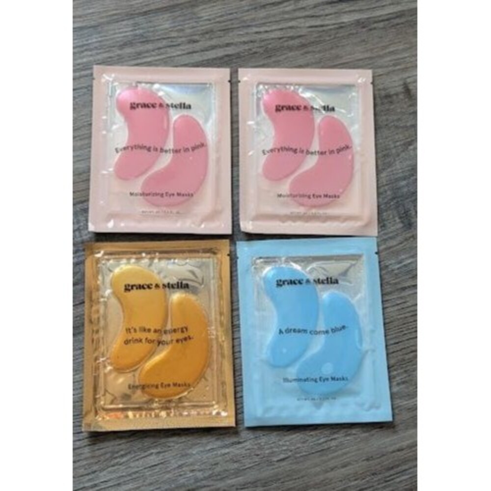 Grace And Stella Eye Mask  4 Pairs ~ NEW ~ SEALED EXP 4/27